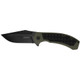 product variation KERSHAW Faultline 3in Black/Green Folding Knife (8760) image