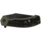 product variation KERSHAW Faultline 3in Black/Green Folding Knife (8760) image