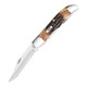 product variation CASE XX Folding Hunter 6.5 BoneStag 2-Blade Pocket Knife with Leather Sheath (03574) image