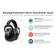 product variation Pro Ears Gold II Electronic 30dB 1 Pair Black/Gold Hearing Protection (PEG2RMB) image