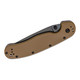 product variation ONTARIO KNIFE COMPANY RAT I Linerlock Coyote Brown Folding Knife (ON8846CB) image