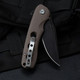 product variation Brown G10 Handle | Black Stonewash D2 Blade image