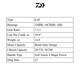 product variation DAIWA Saltiga 300HL Left Hand Conventional Reel (SAG300HL) image