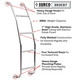 product variation SURCO Stainless Steel Van Ladder for Chevy 1997 and Newer (093C97) image
