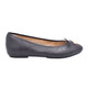 product variation Open Box (Great condition, limited use): FITFLOP Delicato Bow Soft Leather Ballet Flats, Color: Black, Size: 11 (HX8-001-090) image