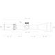 product variation HAWKE Vantage 4-12x50 30/30 Duplex Reticle Riflescope w/ Match Mount 1in Medium Weaver Scope Rings (14150+22113) image