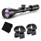 product variation HAWKE Vantage 4-12x50 30/30 Duplex Reticle Riflescope w/ Match Mount 1in Medium Weaver Scope Rings and GRITR Microfibre (14150+22113+GRIT-MF) image