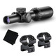 product variation HAWKE Vantage IR 1-4x20 Turkey Dot IR Reticle Riflescope w/ Match Mount 1in Medium Weaver Scope Rings and GRITR Microfibre (14205+22113+GRIT-MF) image