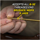 product variation OTIS 1-Piece .22 Cal 36in Brass Gun Cleaning Rod with Rotating Handle (FG-SROD-22B) image