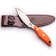 product variation KNIVES OF ALASKA Yukon #1 3.95in Suregrip Orange Fixed Knife (00822FG) image