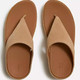 product variation Open Box (Damaged package): FITFLOP Lulu Lux Graphic-Weave Suede Toe-Post Sandals, Color: Cappuccino, Size: 7 (A4S-923-050) image