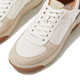 product variation Open Box (Damaged package): FITFLOP Rally Evo Leather/Mesh/Suede Sneakers, Color: Urban White/ Black, Size: 10 (HE6-328-080) image