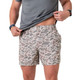 product variation Burlebo men's Classic Deer Camo 5.5 inch everyday shorts, unlined with zip back pockets image