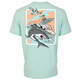 product variation HOOEY Men's Cowboy Surf Aqua Short Sleeve T-Shirt (HT2676AQ) image