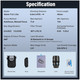 product variation SIRUI 40mm T1.8 1.33x S35 X Mount Blue Flare Autofocus Anamorphic Lens (40AF133X-XB) image