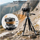 product variation SIRUI L-Series One-Hand Control Mini Flip Lock Carbon Fiber Video Tripod Kit (L-224FL+KV-5) image