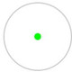 product variation HOLOSUN 407 Green 2MOA Dot Open Lens Solar Pistol Reflex Sight (HE407C-GR2-X3) image