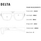 product variation GATORZ EYEWEAR Delta M4 Black with Black Logo Frame and Smoke Polarized Lens Sunglasses (GZ-05-011) image