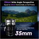 product variation SIRUI IronStar T1.9 35mm Focal Length Blue Flare EF/PL Mount Full-Frame Anamorphic Cine Lens (IRON-35-B) image