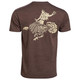 product variation VORTEX Men's Spur Wrangler Brown Heather SS T-Shirt (126-04-BRH) image