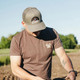 product variation VORTEX Men's Spur Wrangler Brown Heather SS T-Shirt (126-04-BRH) image