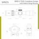 product variation HAWKE XB30 2-7x32 SR Reticle Riflescope with Match Weaver 30mm Low 2pc Black Riflescope Ring Mounts and GRITR Microfibre (12224+22115+GRIT-MF) image