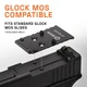 product variation GRITR Glock MOS Optic Plate - RMR Footprint Adapter Plate, Stainless Steel image