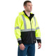 product variation BERNE Men's Hi Vis Class 3 Yellow Hooded Softshell Jacket (HVJS206YW) image