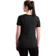 product variation BERNE Women's Performance Black V-Neck Short Sleeve T-Shirt (BSW40BK) image