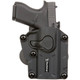 product variation BULLDOG CASES Max Multi-Fit Right Hand Black Polymer Holster w/ Paddle (MX-001) image