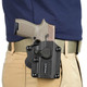 product variation BULLDOG CASES Max Multi-Fit Right Hand Black Polymer Holster w/ Paddle (MX-001) image