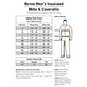 product variation BERNE Men's Icecap Insulated Black Bib Overall (NB834BK) image