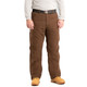 product variation Berne P966 bark insulated washed duck outer pants worn over regular pants image
