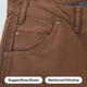 product variation BERNE Men's Highland Washed Duck Insulated Bark Outer Pants (P966BB) image
