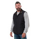 product variation Berne V26 black men's channel quilt ripstop insulated vest image