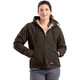 product variation Berne WHJ43 Tuscan women's Softstone duck sherpa-lined hooded work jacket image