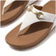 product variation Open Box (Damaged package): FITFLOP Lulu Chunky-Snaffle Leather Toe-Post Sandals, Color: Urban White, Size: 5 (HY7-194-030) image