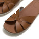 product variation Open Box (Damaged package): FITFLOP Solay Waterproof-Leather Woven Slides, Color: Desert Tan, Size: 8 (A6A-A69-060) image
