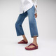 product variation Open Box (Damaged package): FITFLOP Lulu Maxi-Crystal Toe-Post Sandals, Color: Ruby, Size: 9 (B1B-288-070) image