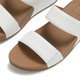 product variation Open Box (Damaged package): FITFLOP Lulu Leather Slides, Color: Urban White, Size: 8 (ED4-194-060) image