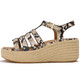 product variation FITFLOP Women's Platfform Snake Espadrille Fisherman Hazy Taupe/Black Sandals (A9J-E37) image