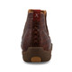 product variation TWISTED X Men's 6in Chelsea UltraLite X Driving Moc Brown Caiman Print Casual Shoes (MDMU010) image