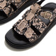 product variation FITFLOP Women's Gen-FF Snake Hazy Taupe/Black Fisherman Sandals (ABF-E37) image
