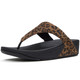 product variation FITFLOP Women's Lulu Suede Leopard Print Toe-Post Sandals (ADP-E76) image