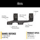 product variation DANIEL DEFENSE 1in Double Ring Optics Mount (03-047-07246) image