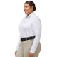 product variation KERRITS Women's Encore White/Bit Of Luck Long Sleeve Show Shirt (40413WHT/BITLUCK) image