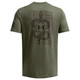 product variation UNDER ARMOUR Men's Freedom Snake Marine OD Green/Black SS Shirt (1386732-390) image