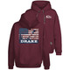 product variation DRAKE Men's Americana Scenic Graphic Windsor Wine Hoodie (DS1659) image