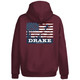 product variation DRAKE Men's Americana Scenic Graphic Windsor Wine Hoodie (DS1659) image
