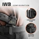 product variation GRITR OMNI IWB/OWB Ambidextrous Kydex Holster Fits CZ 75 (Non-Railed) Models image